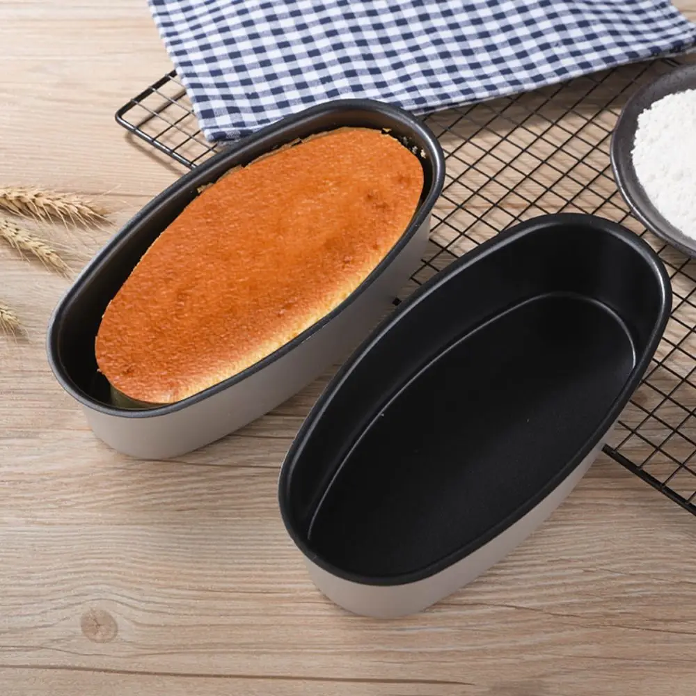 Easy Non-stick Bakeware Aluminum Alloy Oval Shape Cake Mold Baking Accessories Homemade Bread - 3