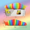 18cm Fidget Slug Decompression Toy Cute Caterpillar Shape Decompressor Office Table Toy Sensory Toy for Children and Adults 6