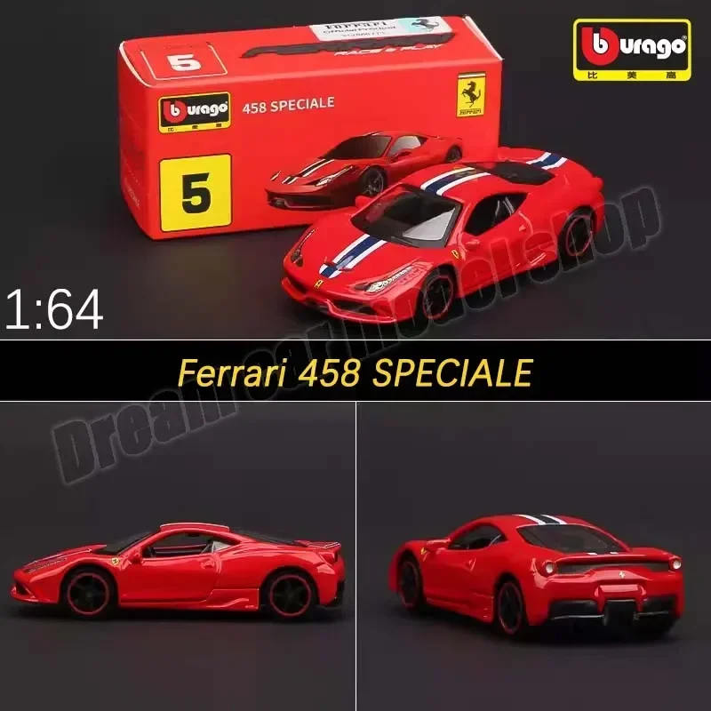 ブラーゴ Ferrari 10台セット 1/64 1:64 Bburago Ferrari MONZA SP1,LAFERRARI,488GTB, F12 Tdf,F40