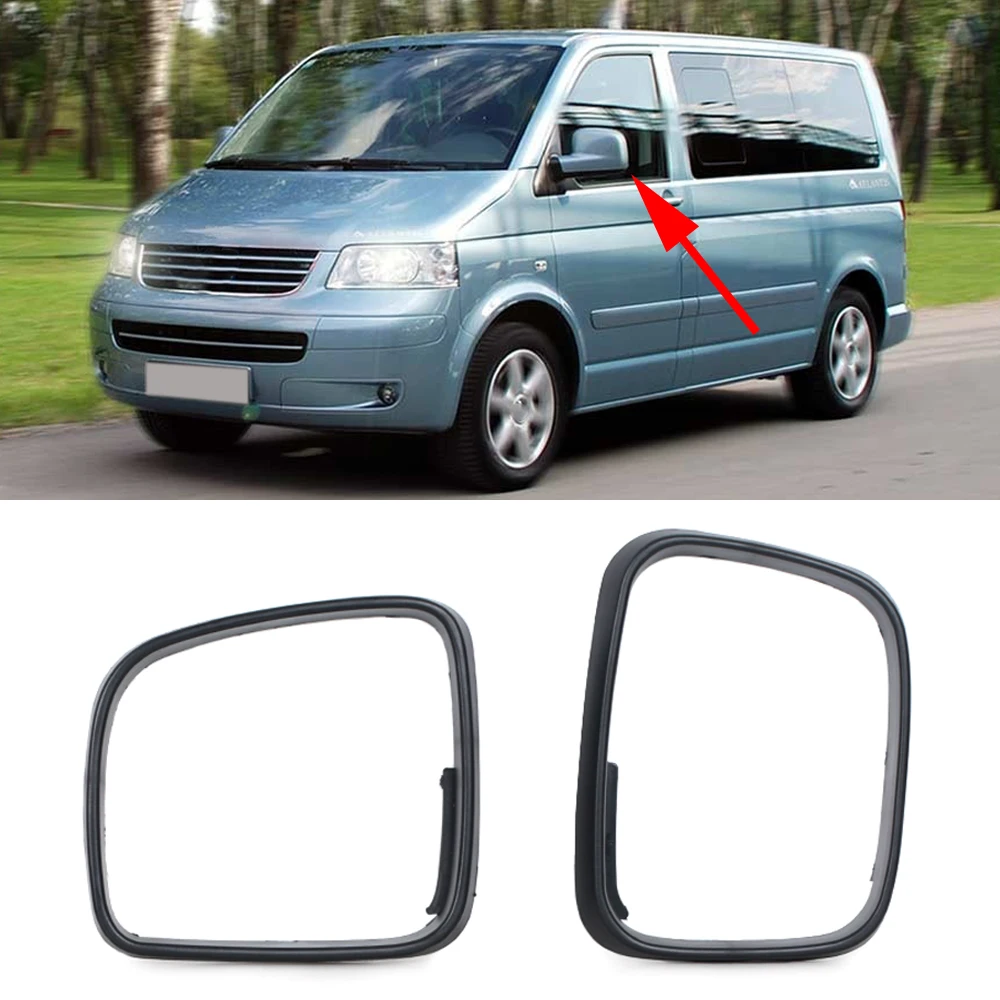 

Car Side Wing Rear View Mirror Door Trim Ring Bezel Cap Cover For Volkswagen Transporter Multivan T5 For VW Caddy 2003-2010 LHD