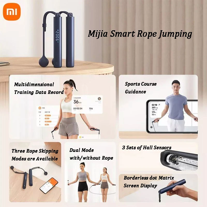 Xiaomi Mijia Smart Training Rope Jumping APP Data Record Type-C