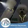 Breathable Pet Harness Escape-Proof Reflective Dog Harness for French Bulldog Harness Vest Puppy Pet Outdoor Walking Lead Leash 4