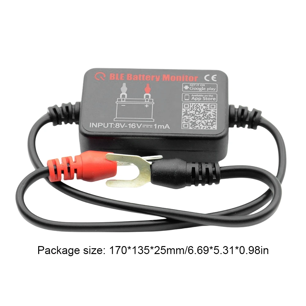 BM2 Car Battery Monitor Bluetooth-Compatible 4.0 BLE Car Battery Detector Charging Cranking Voltage Test for IOS Android Phone