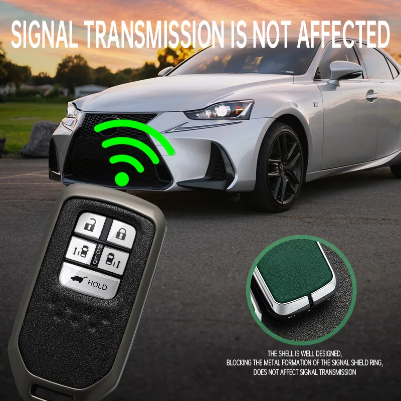 Zinc Alloy Remote Key Case Cover For Honda 19CRV Pilot Accord Civic Jazz Jade Fit HR-V Freed Keyless Entry Car Model key case cover,key case,remote control case cover