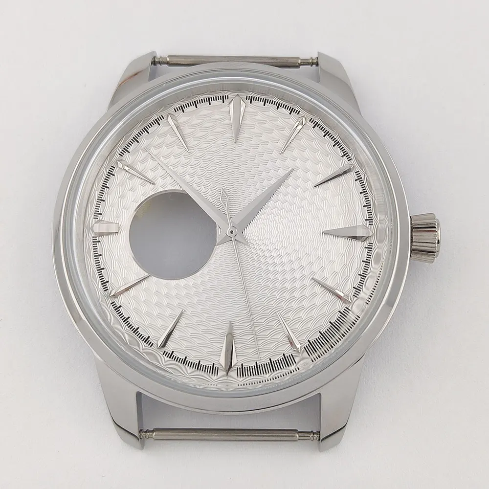 Elegant 40mm Stainless Steel Cocktail Watch Case with Dial