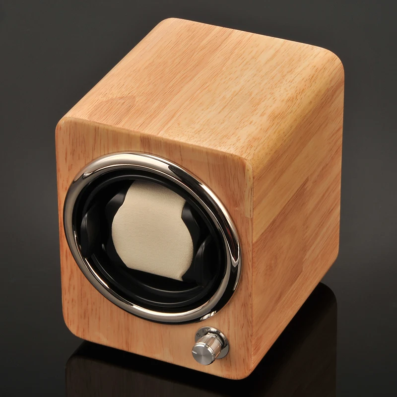 

Single Watch Winder For Automatic Watches Luxury Solid Wood Case Mute Carbon Fibre Antimagnetic Mechanical Storage Watchs Box
