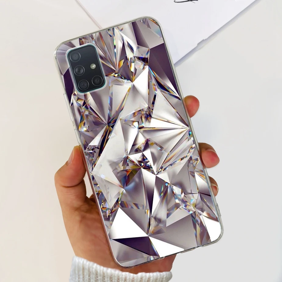 Luxury Painted Clear Silicone Phone Case - Soft Protective Cover