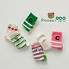 Children Socks Girls Spring Autumn Calf Socks Letter Striped Pattern Sports Socks Kids Socks Baby Boys Cotton Socks 2