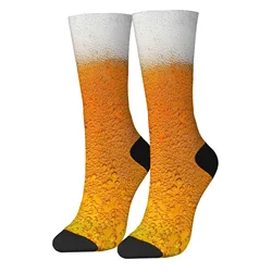 Vibrant Beer Print Unisex Crew Socks - Fun, Comfortable, and Stylish for Any Occasion (Color 1)