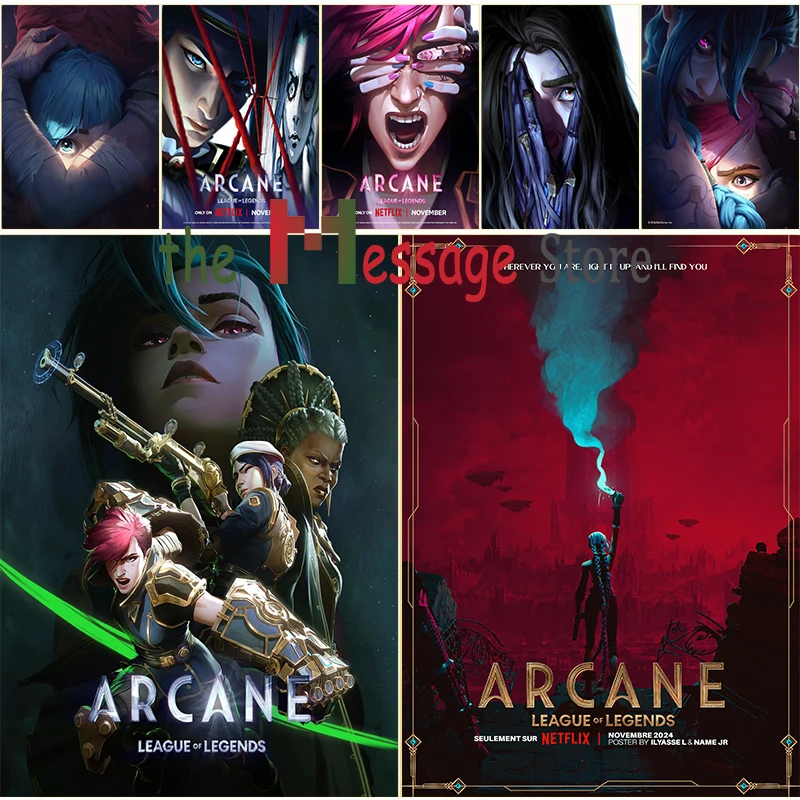 P-ster-Arcane-Temporada-2-decoraci-n-de-pared-de-la-serie-Arcane ...