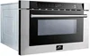 24" Inch. Microwave Drawer Oven with Touch Open Door - 1.2 Cubic Feet Electric Oven Capacity - Stainless Steel Child Safety Lock 2