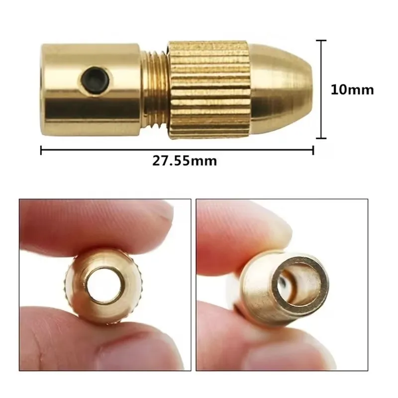 Drill Chuck Adapter Mini Drill Chuck Collet Set For Electric Motor Shaft