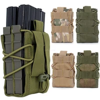 5.56 7.62 Double Magazine Pouch 1000D Nylon Molle Magazine Holster Outdoor Hunting Airsoft Vest Accessory Pouch for M4 1