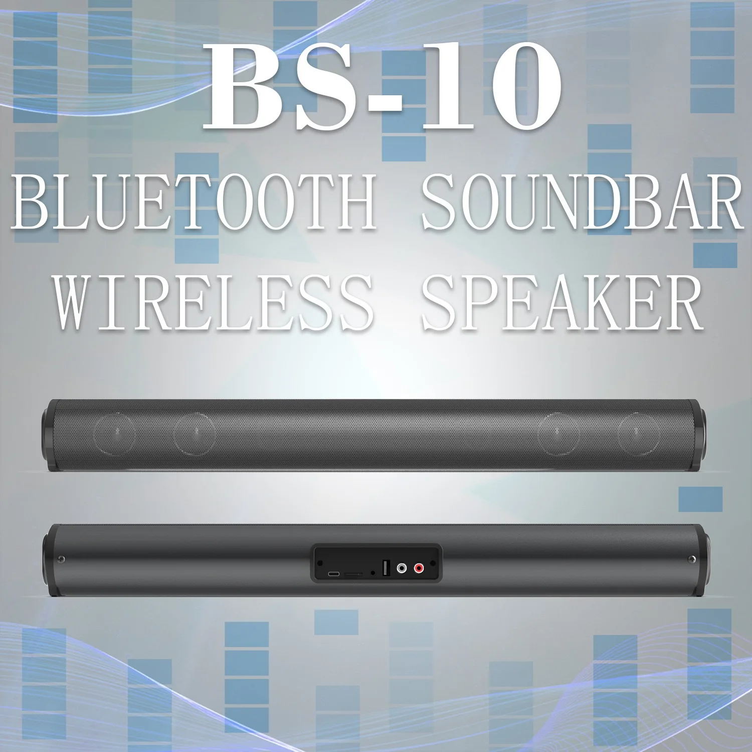 سوبر قوية الصوت بار المحمولة سماعة لاسلكية تعمل با...