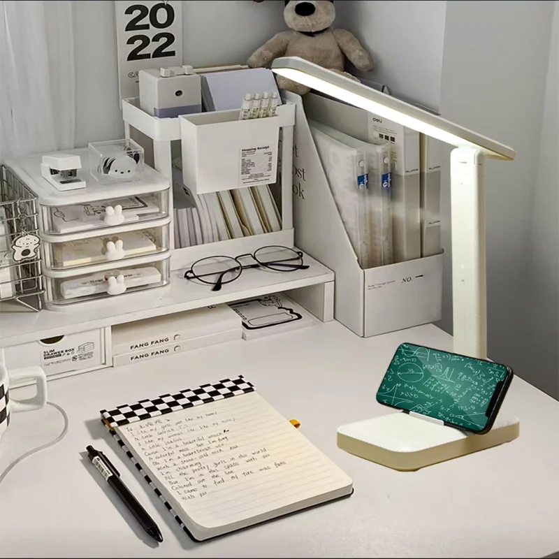Dimmable Touch-Control Desk Lamp with Adjustable Brightness and Eye Protection