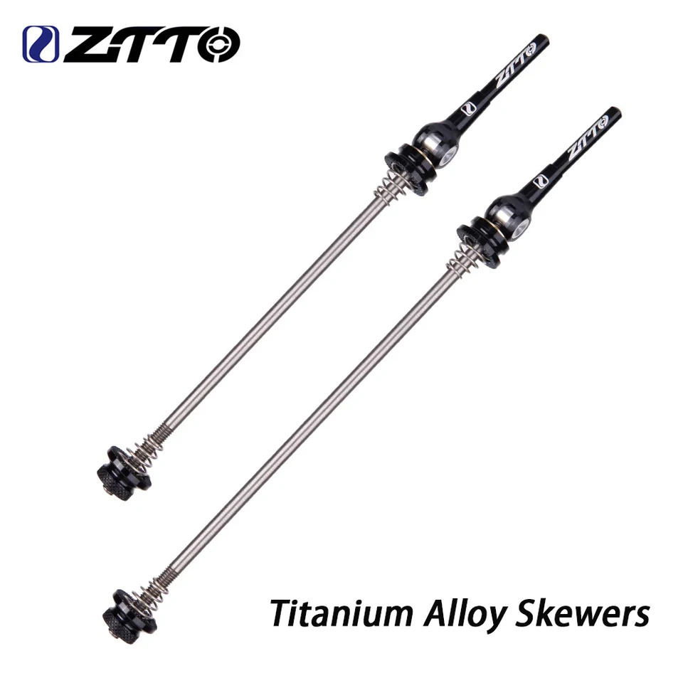 Brochettes Vélo ZTTO Dégagement Rapide - Avant 100mm Et Arrière 135mm En Bleu