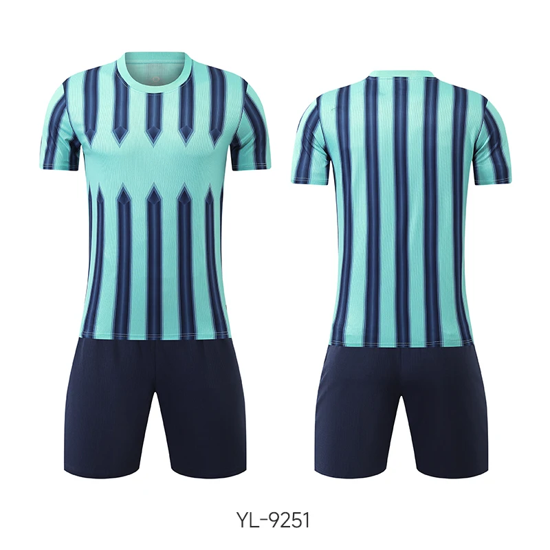 Children's Breathable Soccer Jersey and Training Tracksuit Set