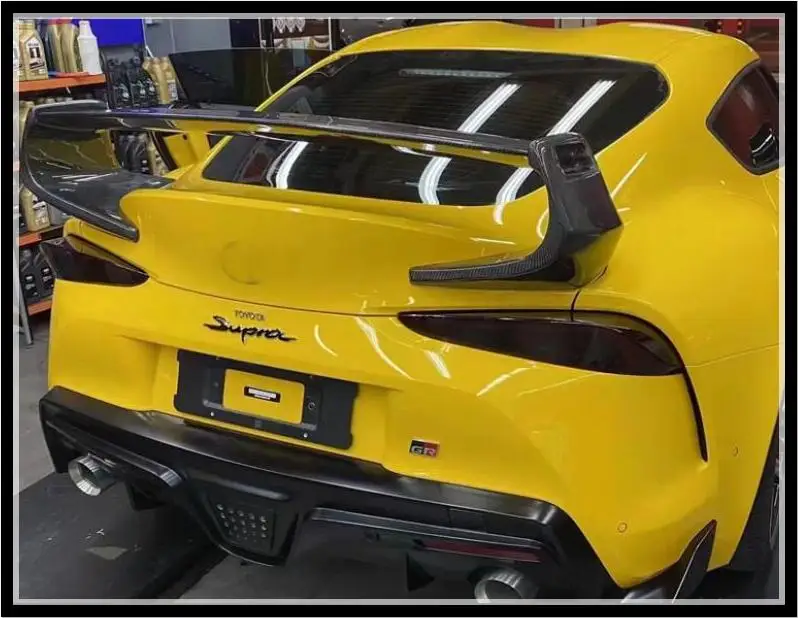 ST GT STYLE REAL CARBON FIBER REAR WING TRUNK LIP SPOILER FOR Toyota