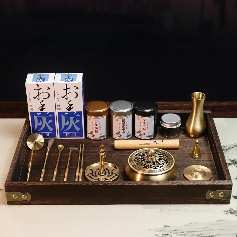 Decoration Supplies Incense Stove Agarwood Powder Molding Incense Printing Tools Set