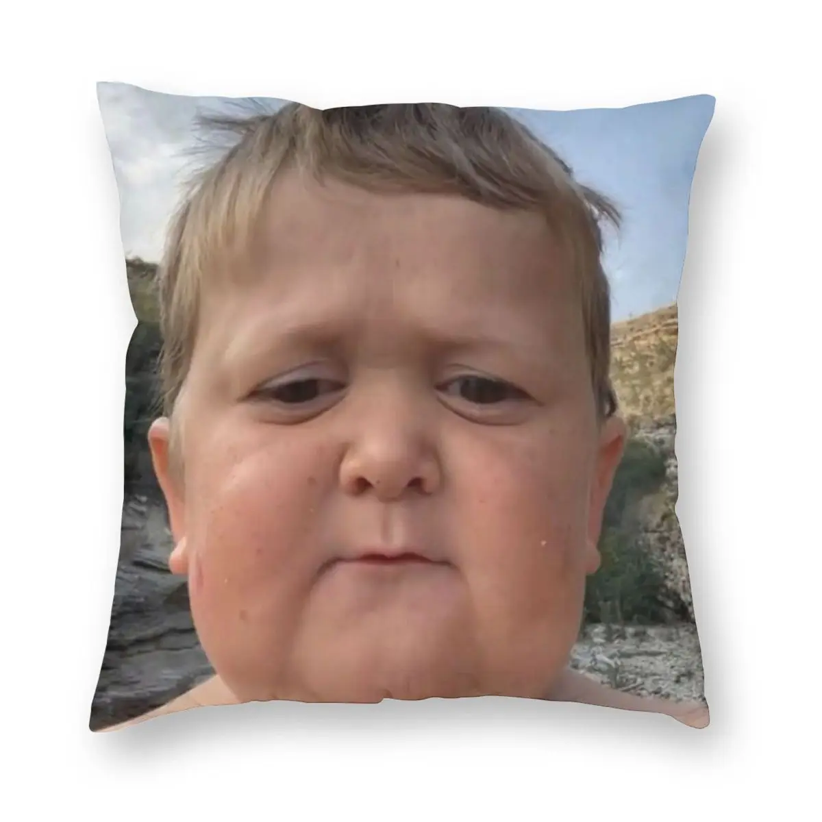 

Hasbulla Magomedov Selfie Pillowcase Printed Polyester Cushion Cover Gift Little Khabib Pillow Case Cover Home Square 45X45cm