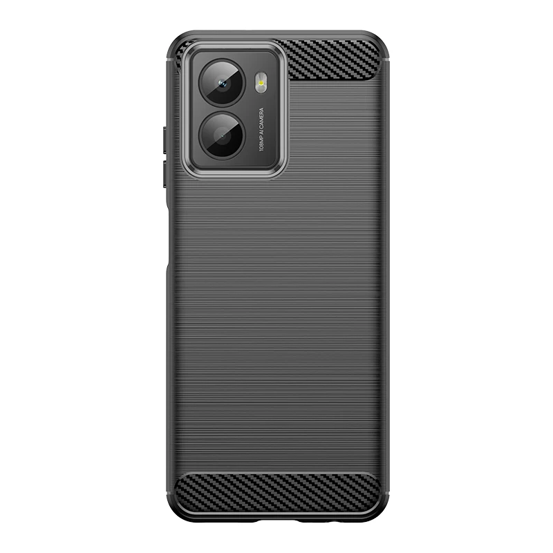 Luxury Shockproof Silicone Brushed TPU Protective Phone Back Cover