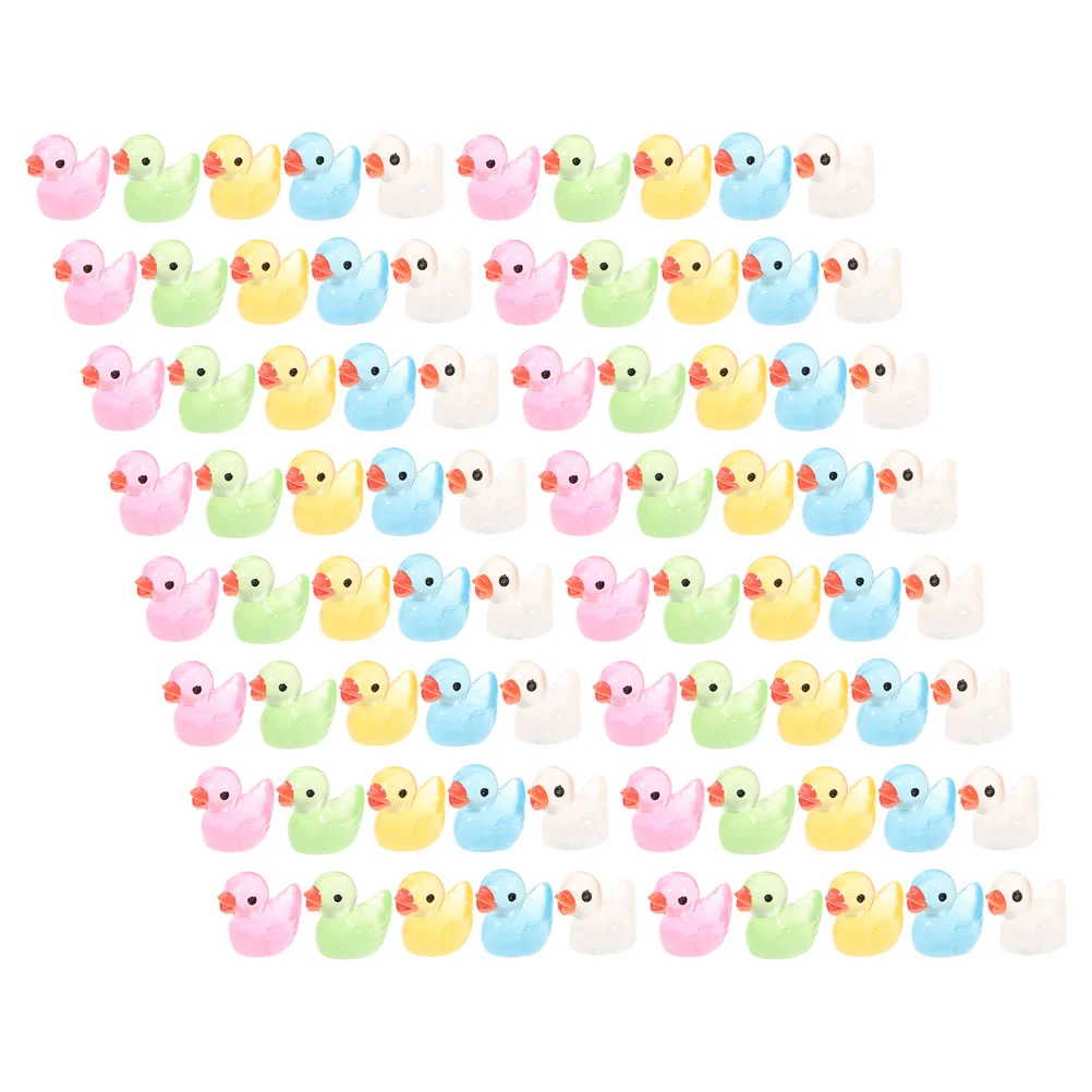 

Miniature Resin Duck Crafts 5-Color Mixed Model Aquarium Garden Landscape Doll House Decoration Potting DIY Accessories