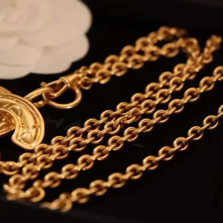 

Vintage pendant long necklace can be women's belt 90cm length