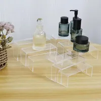 Présentoir en acrylique transparent, 3/6/9/12 pièces, sac à cosmétiques, vitrine de bijoux, support de verre pour magasin à domicile, statue, modèle d'affichage en poterie 5
