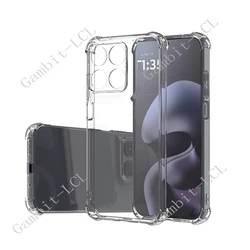Premium Shockproof Anti - Falling TPU Case in Signature Design for Edge 70 Ultra (Clear)