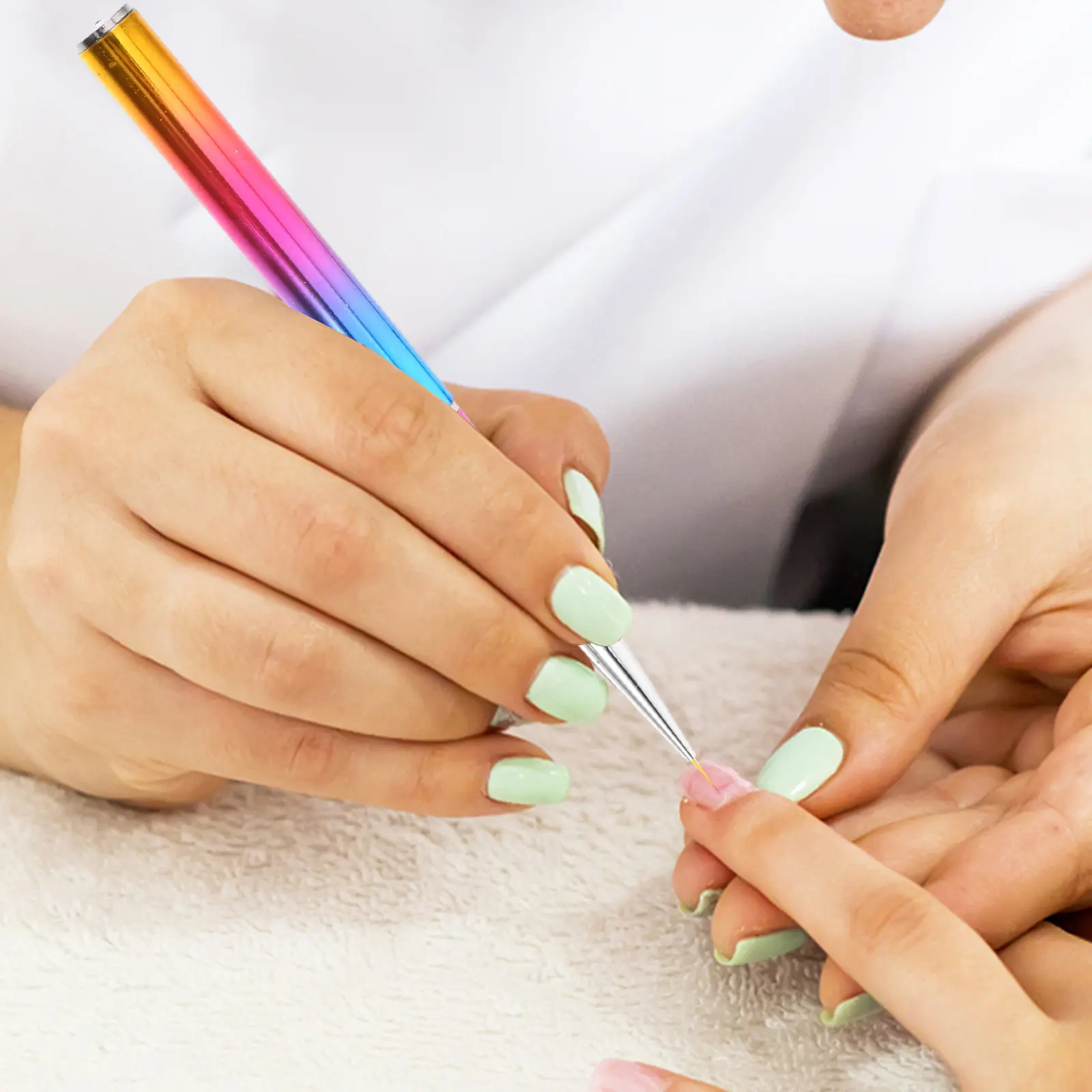 1개 DIY 드릴 아트 도구 네일 브러쉬 네일 매니큐어 용품 아트 매니큐어 펜 브러쉬 액세서리 용품 네일 살롱 펜