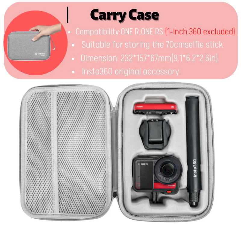 SmallRig Insta360 ONE R 1インチ ケース付 SmallRig Insta360 ONE R 1インチ ケース付 Insta360 One R