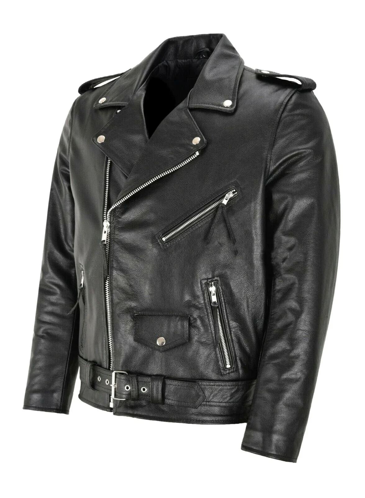 Casual Jackets Men PU Leather Streetwear Blazer Jacket Men Outerwear Motorcycle Fashion Slim Fit Leather CoatLeather Jacket - 2