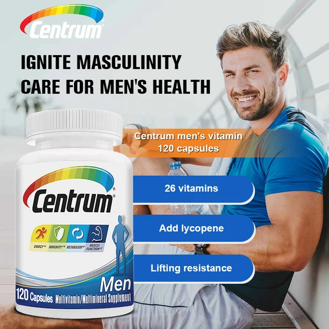 6276-5f5750.jpg Centrum Multivitamin for Men and Mineral Supplements, Energy Support, Muscle Mass, Immune System, Antioxidants