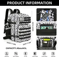 Large 45L 3P Tactical Backpack Hiking Bag Pack Outdoor Sport Backpack Waterproof Climbing Rucksack Camping Hiking Bag Mochila 2