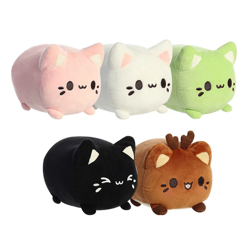 18センチメートルmeowchiおいしい桃オーロラ猫ぬいぐるみかわいいソフトぬいぐるみ枕人形子供のための誕生日ギフト Aliexpress