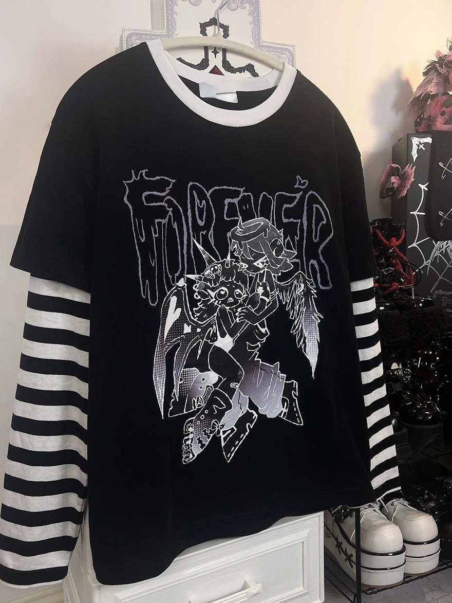 2025 Y2k 美的グランジ Tシャツ女性のファッションヴィンテージ 
