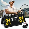 Portable Manual Scoreboard Easy Flip Scorekeeper Baskeball Tennis Volleyball Scoreboard Table Top Scoreboard Sport Accessories