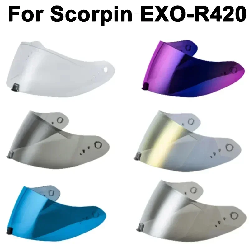 Capacete-SCORPION-EXO-R420-Helmet-Visor-Shield-Lens-Motorcycle ...