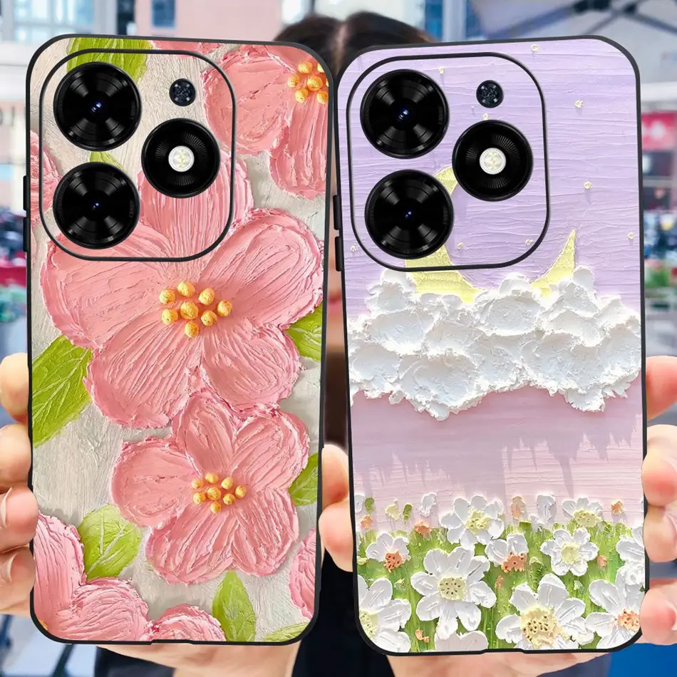 Elegant Printed Soft Silicone TPU Slim Phone Case