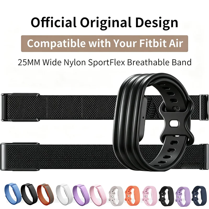 Nylon Braided Sports Watch Strap - Quick-Dry Breathable Wristband Accessories