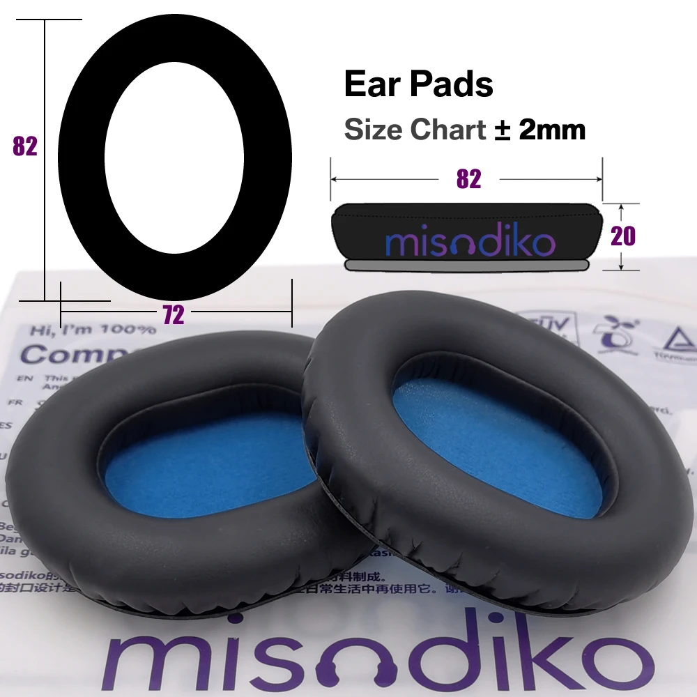 GSP 350 Ohrpolster,Ersatz-Ohrpolster Fu00fcr Sennheiser GSP 300 GSP 301 GSP 302 GSP 303 GSP 350 GSP 370 Gaming-Kopfhu00f6rer