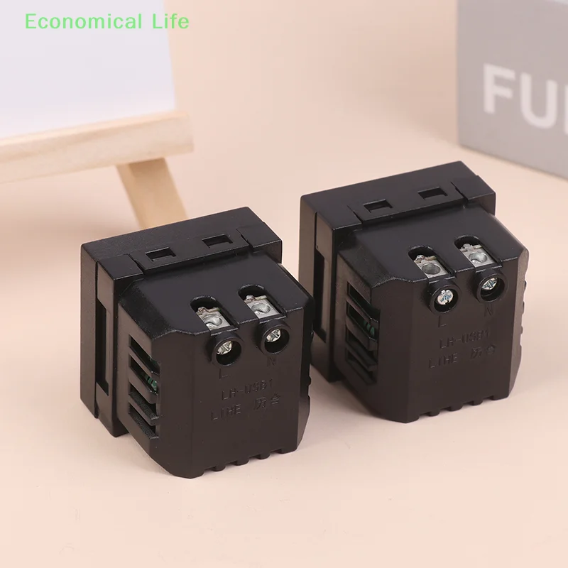 USB C타입 전원 패널 소켓 커넥터 내장 USB 데스크탑 소켓, AC 전원 소켓 충전 모듈 콘센트, 5V 2.1A