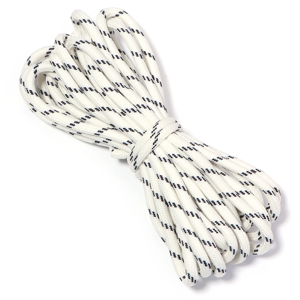 Colorful 5mm Braided Polyester Nylon Cord - 5 Yards for Crafting & DIY Projects