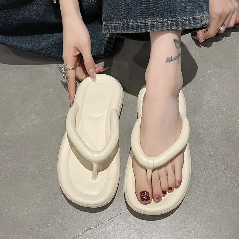

Flip Flops Women's Fashion Ins Simple Comfortable Korean Style Summer Seaside Beach Flip-Flops