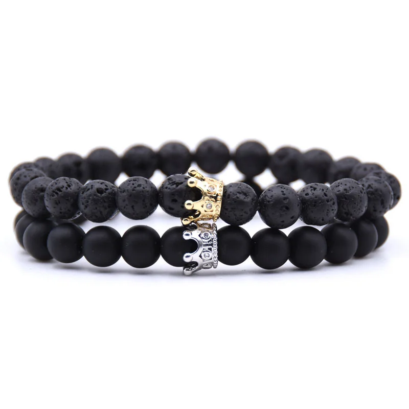 Matching Couples Evil Eye Bracelets – Stretchable Beaded Bracelets For Him & Her - View #11