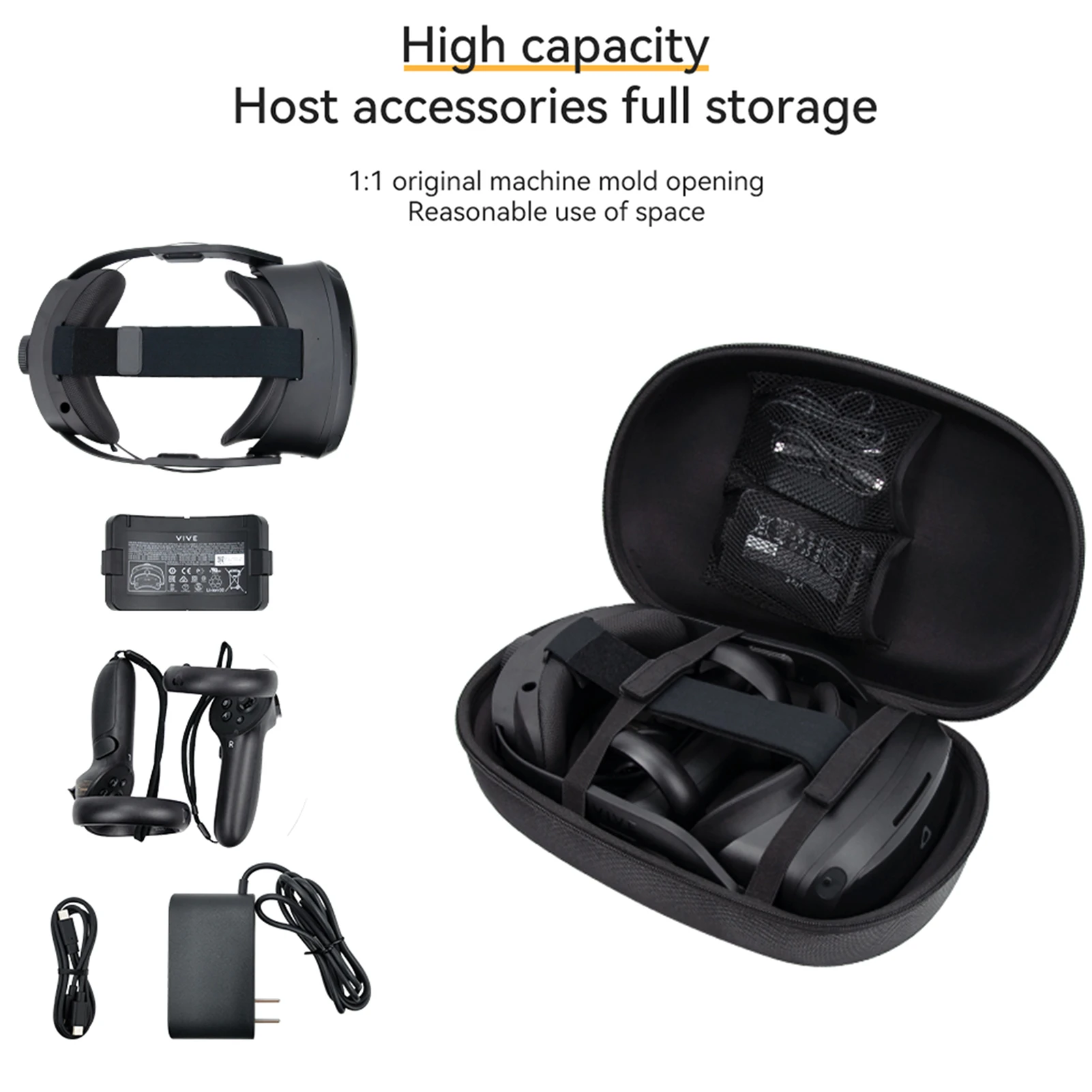 Newest Oxford Cloth EVA Storage Bag For H TC Vive Focus 3VR Headset Travel Carrying Case For Vive Focus 3 Controllers Accessory