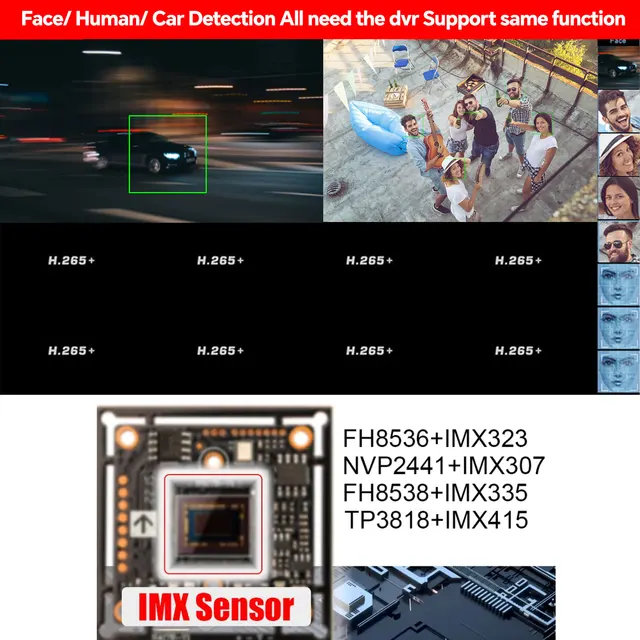 Ahd Camera Indoor Security Protection Camera 8MP 5MP 1080P High Resolution 18 Array LED Plastic Case 3