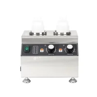 Desktop Double Head Round Juice Warmer Insulation Machine Steamer Electric  Automatic Fast Heating Stainless Steel 2