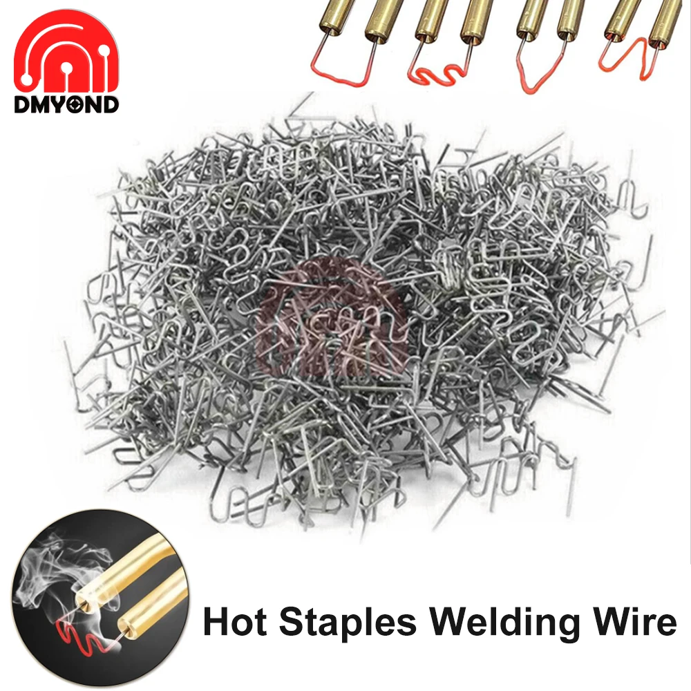 500PCS 0.6mm 0.8mm SEMI-WAVE Wave Inside Corner Outside Corner Stainless Steel Bumper Welding Car Bumper Repair Plastic Staples