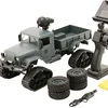 Fy001 4wd Remote-controlled Military Truck Heavy-duty Climbing Off-road Vehicle With Camera Simulation Rc Military Truck Toy 4